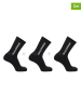 SALOMON 3er-Set: Funktionssocken "Everyday Crew" in Schwarz
