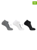SALOMON Skarpety funkcyjne (3 pary) "Everyday Low" w kolorze szaro-biało-czarnym
