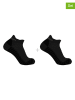 SALOMON 2er-Set: Funktionssocken "Aero Ankle" in Schwarz
