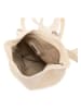 Mia Tomazzi Leder-Rucksack in Beige - (B)28 x (H)35 x (T)13 cm