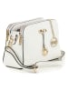 Mia Tomazzi Leder-Umhängetasche in Weiß - (B)24 x (H)16 x (T)8 cm