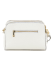 Mia Tomazzi Leder-Umhängetasche in Weiß - (B)24 x (H)16 x (T)8 cm