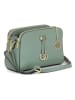 Mia Tomazzi Leder-Umhängetasche in Mint - (B)24 x (H)16 x (T)8 cm