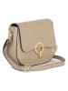 Mia Tomazzi Leder-Umhängetasche in Beige - (B)23 x (H)18 x (T)7,5 cm