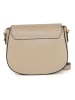 Mia Tomazzi Leder-Umhängetasche in Beige - (B)23 x (H)18 x (T)7,5 cm