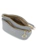 Mia Tomazzi Leren schoudertas "Bardolino" grijs - (B)25 x (H)17 x (D)13 cm