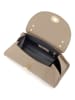 Mia Tomazzi Leren handtas beige - (B)33 x (H)15,5 x (D)15 cm