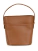 Mia Tomazzi Skórzana torebka "Lattanzio" w kolorze jasnobrązowym - 30 x 27 x 16 cm