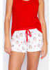 PJ Salvage Pyjama-Shorts in Weiß
