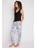 PJ Salvage Broek wit/blauw