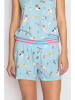 PJ Salvage Pyjamashorts lichtblauw