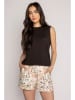 PJ Salvage Pyjama-Shorts in Beige