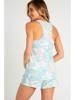 PJ Salvage Pyjama-Shorts in Türkis