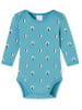 Schiesser 2-delige set: rompers blauw