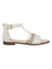 Patrizia Pepe Sandalen in Weiß/ Gold