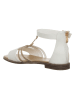 Patrizia Pepe Sandalen in Weiß/ Gold
