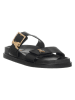 Patrizia Pepe Leren slippers zwart