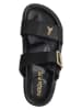 Patrizia Pepe Leren slippers zwart