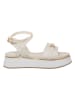 Patrizia Pepe Leder-Sandaletten in Creme