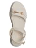 Patrizia Pepe Leder-Sandaletten in Creme