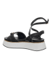 Patrizia Pepe Leren haksandalen zwart