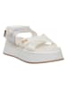 Patrizia Pepe Leren haksandalen wit