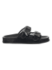Patrizia Pepe Leren slippers zwart