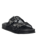 Patrizia Pepe Leren slippers zwart