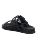 Patrizia Pepe Leren slippers zwart