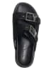 Patrizia Pepe Leren slippers zwart
