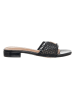 Patrizia Pepe Leren slippers zwart