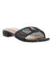Patrizia Pepe Leren slippers zwart