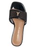 Patrizia Pepe Leren slippers zwart