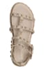 Patrizia Pepe Leder-Sandalen in Creme