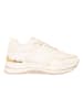 Patrizia Pepe Sneakers in Weiß/ Gold