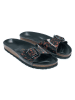 Mandel Slippers bruin/zwart