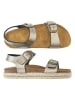 Mandel Sandalen in Braun