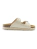 Mandel Pantoletten in Beige