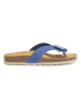 Mandel Leder-Zehentrenner in Blau