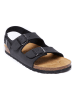 Mandel Sandalen in Schwarz