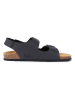 Mandel Sandalen in Schwarz