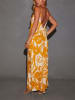 LA Angels Jumpsuit in Orange