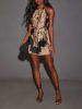 Milan Kiss Jumpsuit zwart/camel