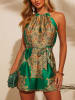 Milan Kiss Jumpsuit groen/beige