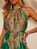 Milan Kiss Jumpsuit groen/beige
