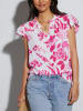 Milan Kiss Blouse wit/roze
