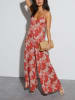 Milan Kiss Jumpsuit in Rot/ Weiß