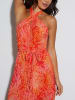 Milan Kiss Kleid in Orange/ Rot