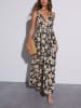 Milan Kiss Kleid in Schwarz/ Creme