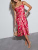 Milan Kiss Jurk rood/geel